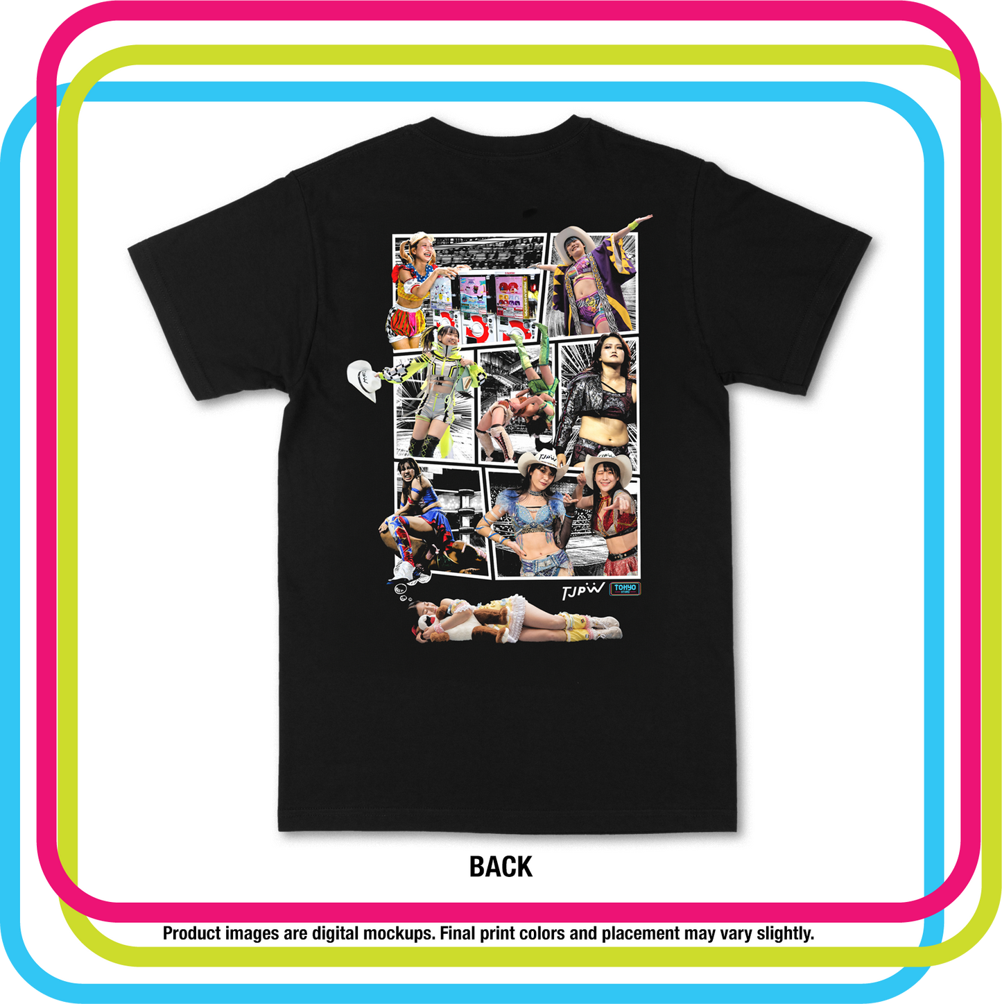 Texas Stampede 2026 T-shirt - Manga Collage
