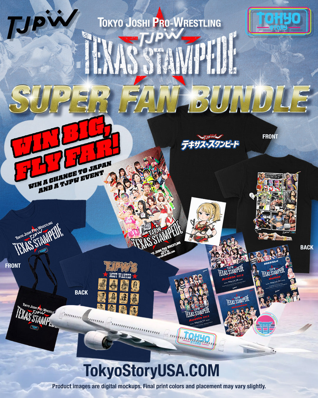 ⭐ SUPER FAN BUNDLE for TJPW Texas Stampede 2026!!⭐