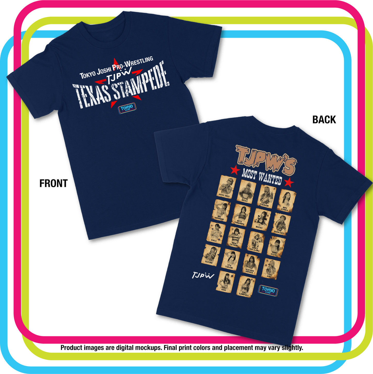 Texas Stampede 2026 T-shirt - "Most Wanted"