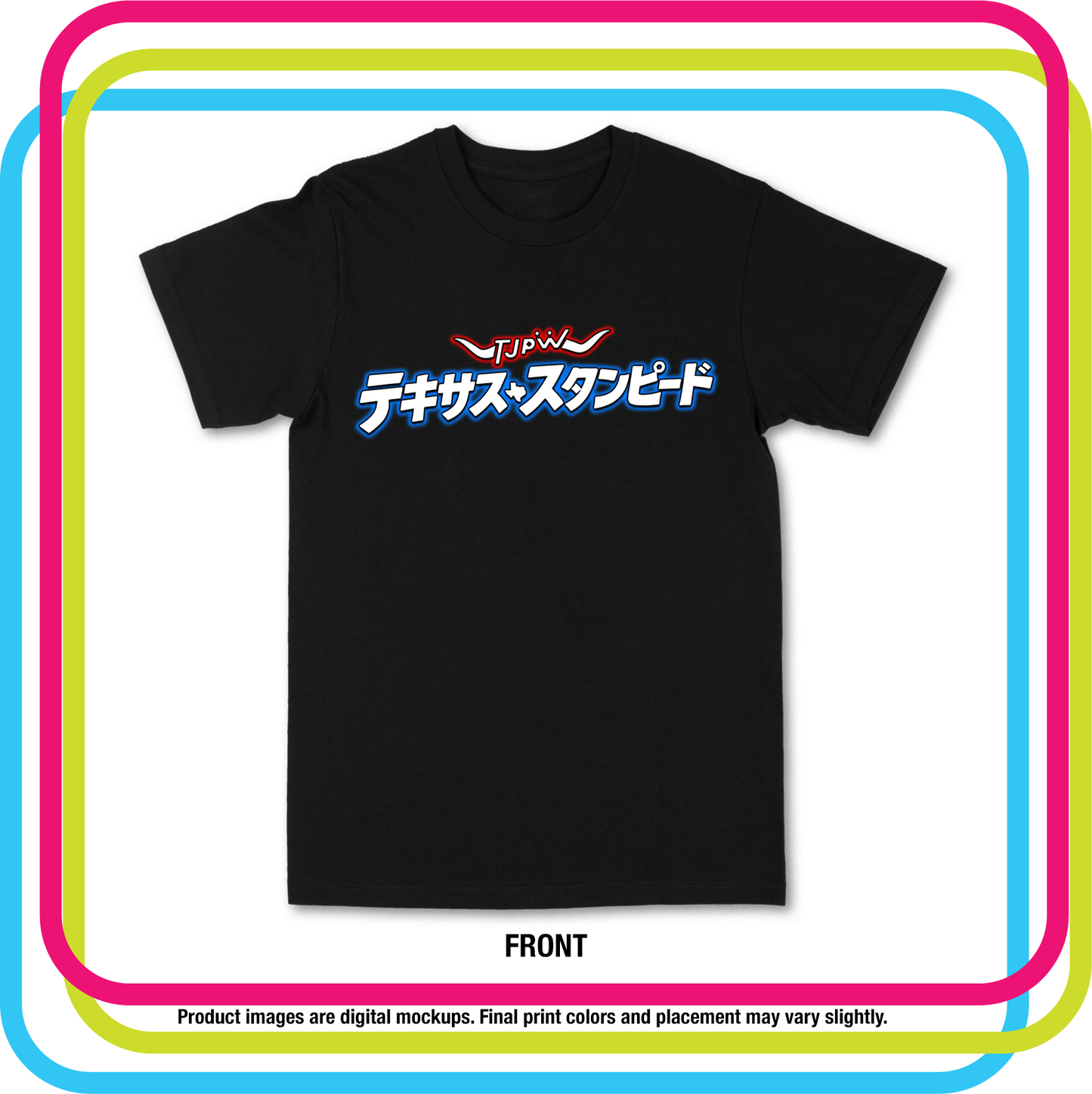 Texas Stampede 2026 T-shirt - Manga Collage