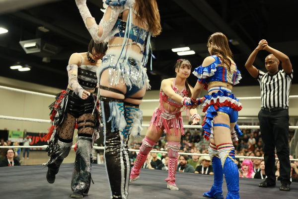 Miu Watanabe and Rika Tatsumi vs. Yuki Kamifuku and Yuki Arai