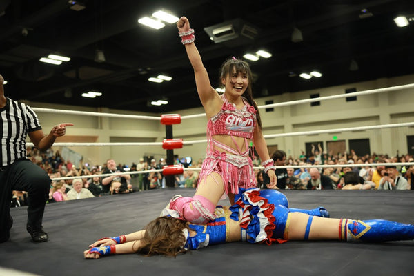 Miu Watanabe and Rika Tatsumi vs. Yuki Kamifuku and Yuki Arai