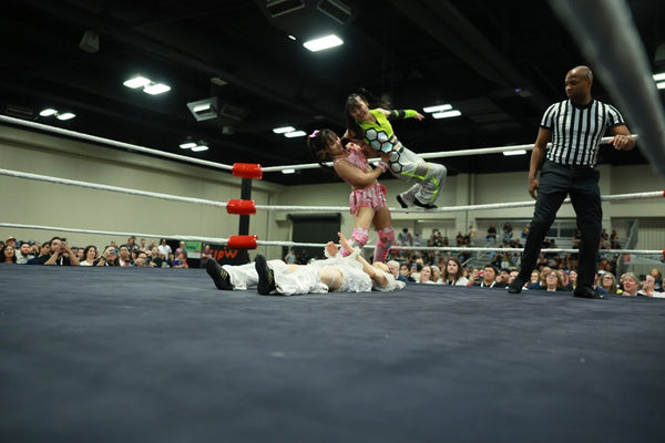 Miu Watanabe and Suzume vs. Mizuki and Uta Takami