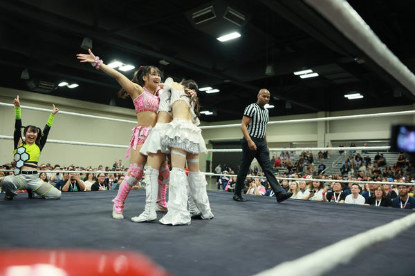 Miu Watanabe and Suzume vs. Mizuki and Uta Takami