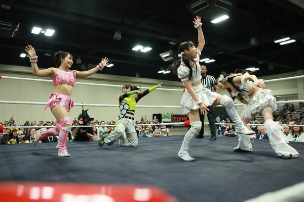 Miu Watanabe and Suzume vs. Mizuki and Uta Takami