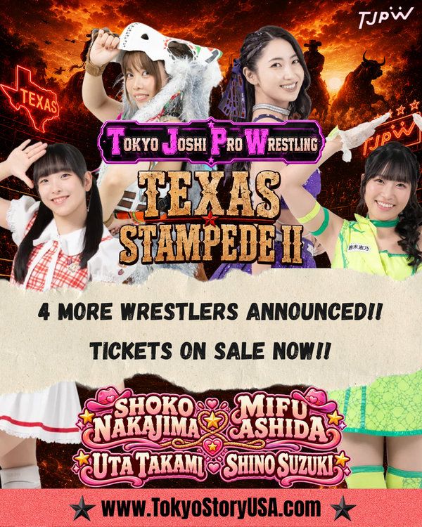 Four More Wrestlers Join TJPW Texas Stampede II!