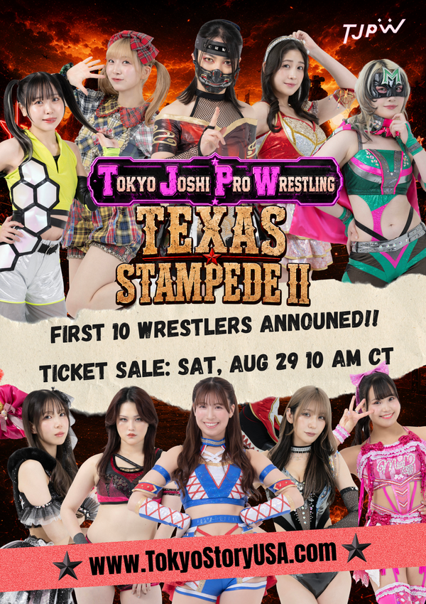 TJPW TEXAS STAMPEDE II — ROSTER & TICKET SALE UPDATE