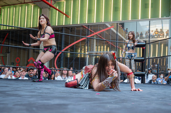 Yuki Kamifuku and Wakana Uehara (“OberEats”) vs. Miyu Yamashita and Kaylia Capri