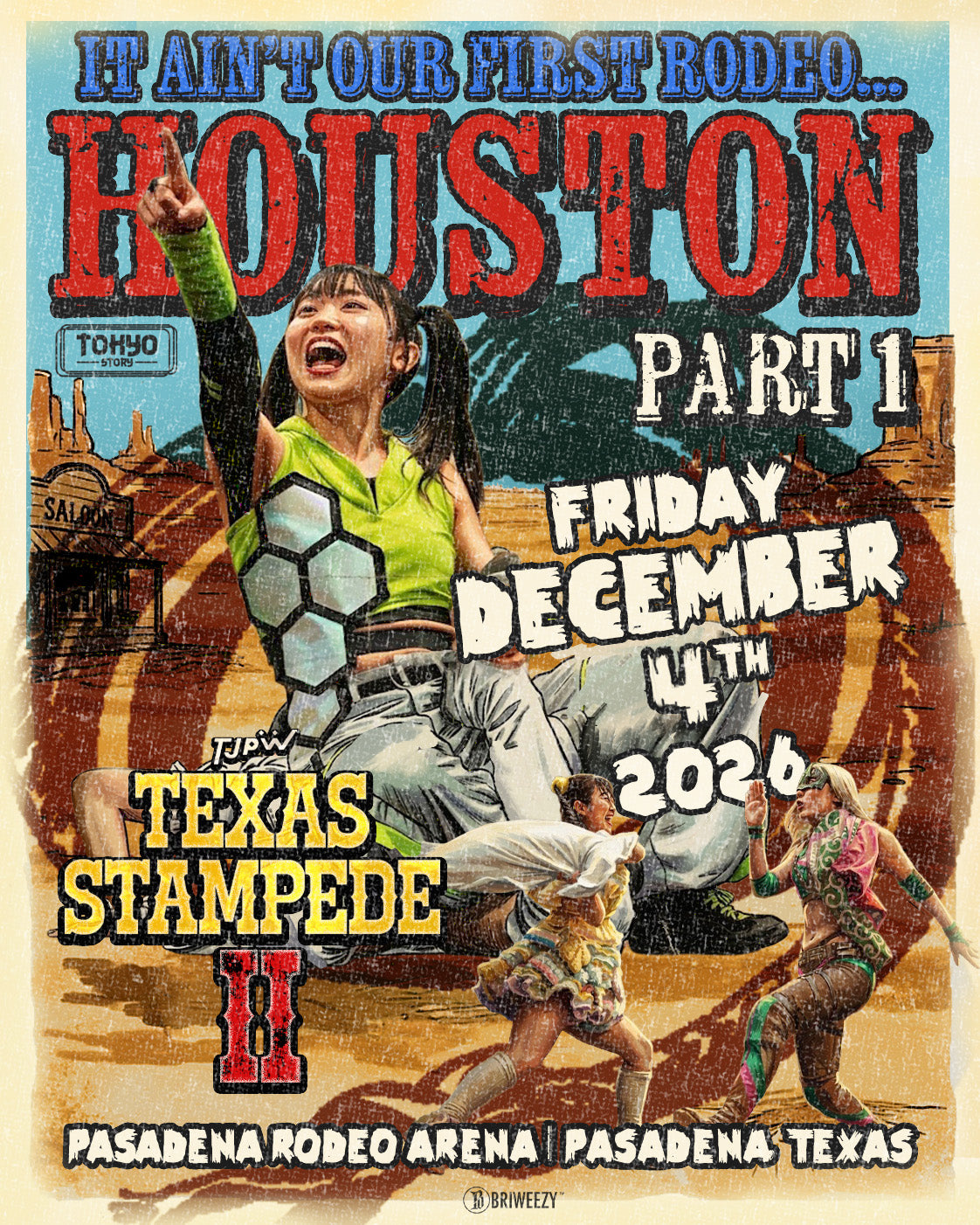 TJPW Texas Stampede II - Houston Part 1 (12/4): Opening Day
